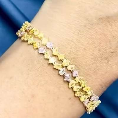 A double-line diamond bracelet that’s as timeless as it is tempting