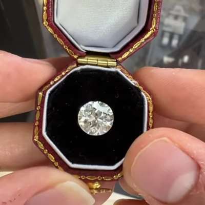Natural 2.22 cts MN Color VS Old European Cut Diamond 