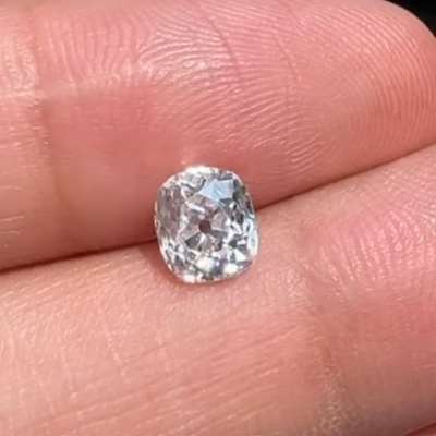 1.03ct GIA Certified Natural i Color SI1 Clarity Old Miner Brilliant Cut Diamond 