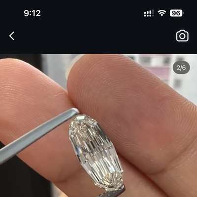 1.50ct gia k faint brown vvs2 natural moval shape diamond 