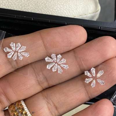 2.36ct total 22pcs Natural DEF Color VVS-VS Clarity Kite Shape Diamond