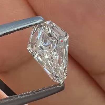  1.50ct GIA Certified Natural I Color SI1 Clarity Eyeclean Shield Shape Step Cut Diamond! 🌟 