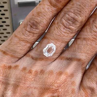 This 1.02ct GIA certified diamond is all about refined character, with a crisp F color and VS1 clarity