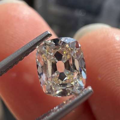 1.00ct IGI Certified Natural J Color VS2 Clarity Old Miner Cut Diamond