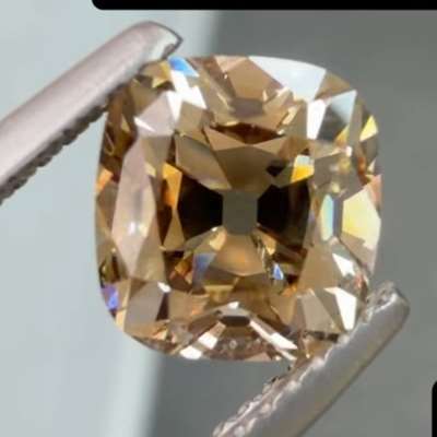 Is 2.01ct GIA Certified Natural Fancy Yellowish Brown VS2 Clarity Old Cut Cushion Shape Diamond