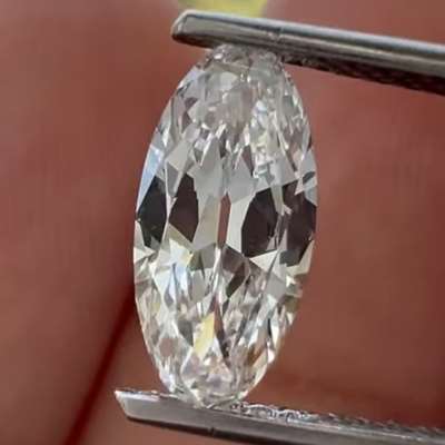 1ct GIA certified natural G color VS2 clarity old cut moval shape diamond 