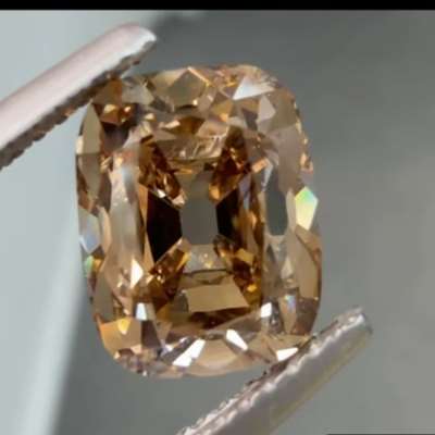3.01ct GIA Natural Fancy Dark Yellowish Brown VS2 Old Miner Brilliant Cut Diamond