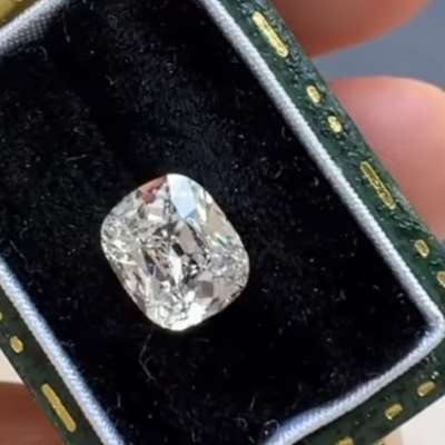 1.51ct GIA Natural J Color VS1 Clarity Old Miner Brilliant Cut Diamond For Sale